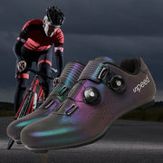 Professional Racing Road Bike Sneakers Colorful Light Breathable Self-locking Shoes